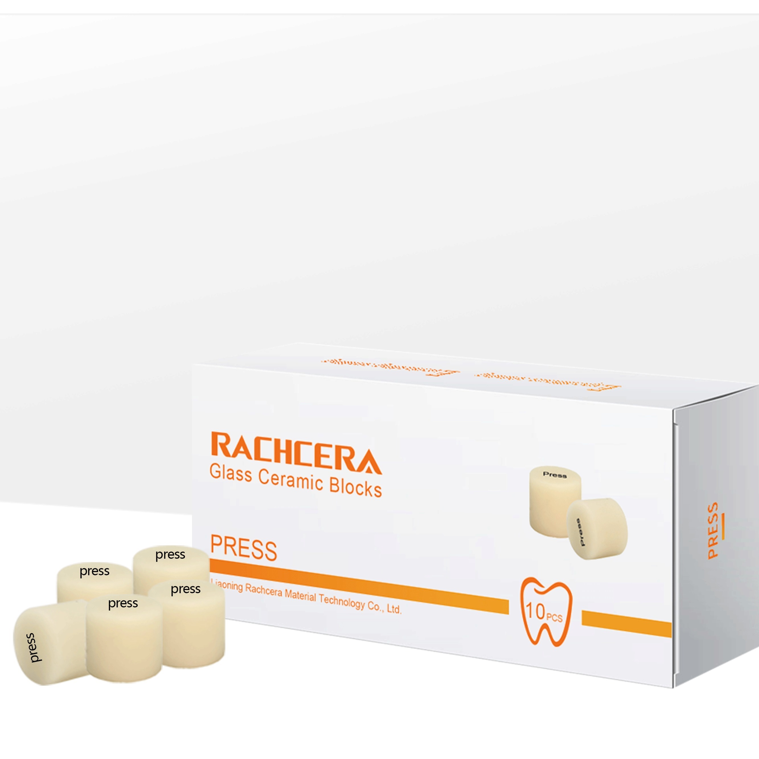 Rachcera Dental Lithium Disilicate Press Ingots for Dental Lab Veneer Crown