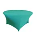 High Quality Durable Tiffany Blue round customized table cover for decoration events