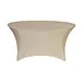 Customized Durable Spandex Washable Ivory 4FT 5FT 6FT Round table cover for wedding