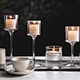 Hot Selling Candelabras Wedtable Centerpieces Decoration Wine Glass Candle Holder