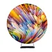 QF00837 Direct Sale Colorful Round Polyester Spandex Wedding Arch Backdrop for Banquet Marriage Hotel