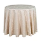 Wholesale Ivory Seamless Durable Outdoors Decoration Damask Table Cloth for Banquet