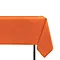 Luxury Design Plain Table Cloth Orange Durable Rectangle for Party Wedding Anniversary