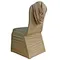 Wholesale Cheaper Ruched Polyester Chair Cover With Droop Decoration for Party Ceremony Hotel