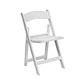 ZY39190 White Wedding Garden Resin Plastic Folding Chairs for All Occassion