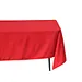 Good Sale Red Washable Rectangle Table Cloths for Wedding Party Decoration Restaurant