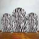 QF00837 Wholesale High Quality Zebra Stripe Print Customized Wedding Arch Backdrop for Party Banquet Hotel