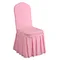 Stretchable Polyester Pink Chair Cover Customized Color for Events Banquet