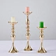 Luxury Gold Metal Candlestick Candles Holder for Wedding and Home Decors