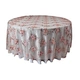 TX41112 Blush Net Embroidery American Fancy Floral Wedding Popular Overlay Linen Table Cloths