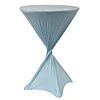 Factory Wholesale Light Blue Banquet Hotel Bar cocktail round table cover