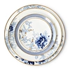New Chinese Blue Printed Hand-Painted Ceramic Plate Set for Wedding and Banquet