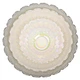 Cheap New Flower Design Banquets Colorful Wholesale Decorations Glass Charger Plates