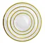 Hot Sale Cheap Wholesale Gold Rim Glass Charger Plates for Table Decoration