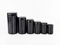 Wholesale frosted black cosmetic glass bottle and jar pump bottle for lotion serum cream full set
