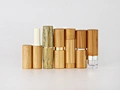 Environmentally friendly material plastic tube bamboo wood lid lip gloss bottle