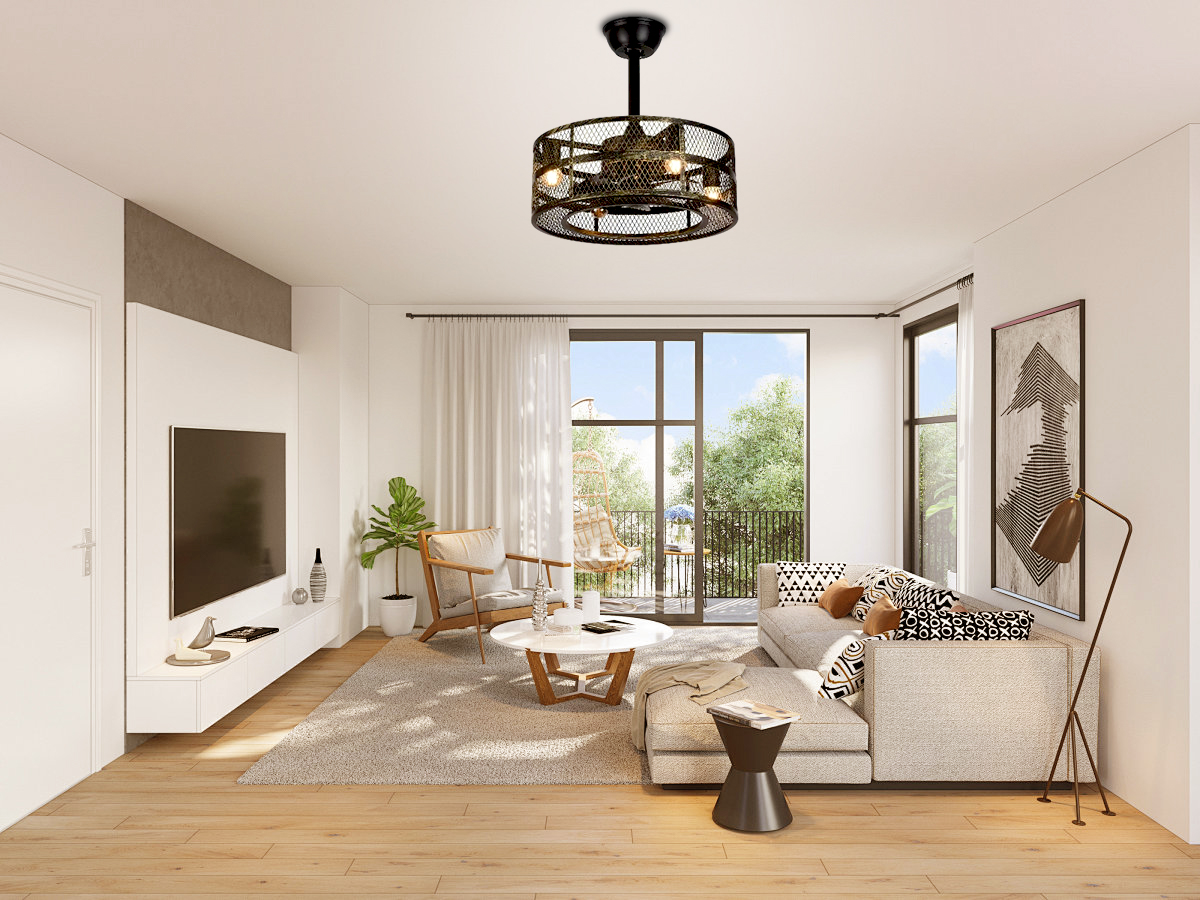 ceiling fan chandelier