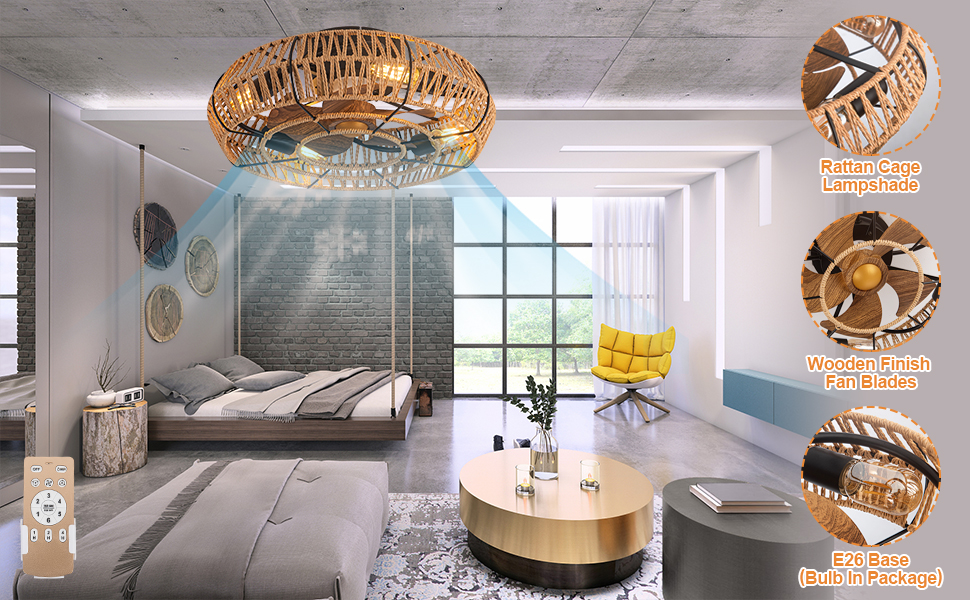 Caged Ceiling Fans