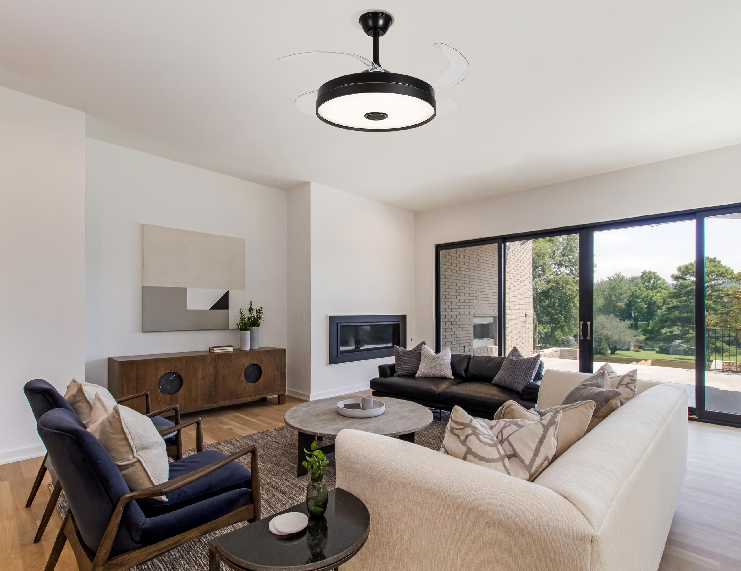 ceiling fan with bluetooth speaker