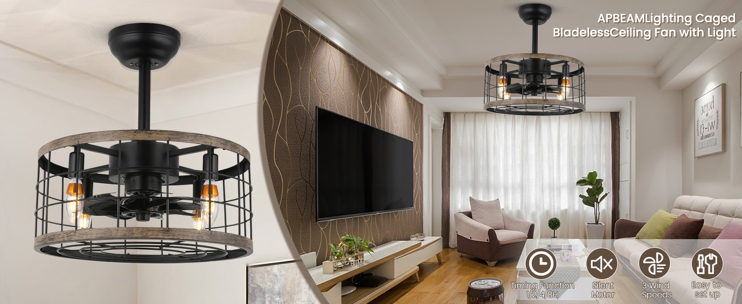 Caged Ceiling Fans