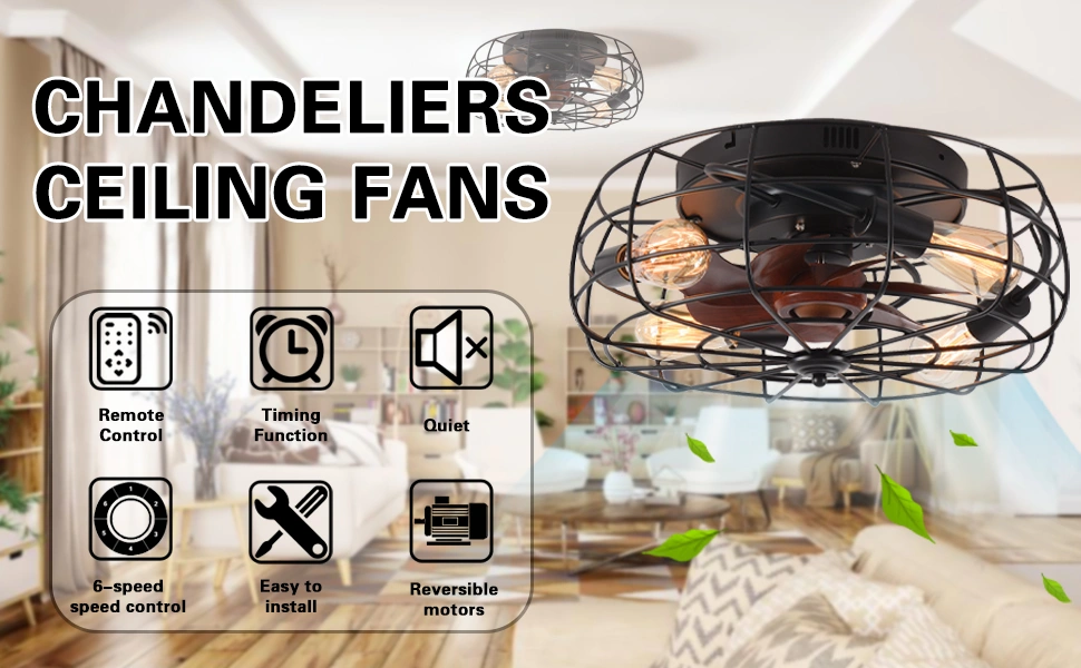 Caged Ceiling Fans