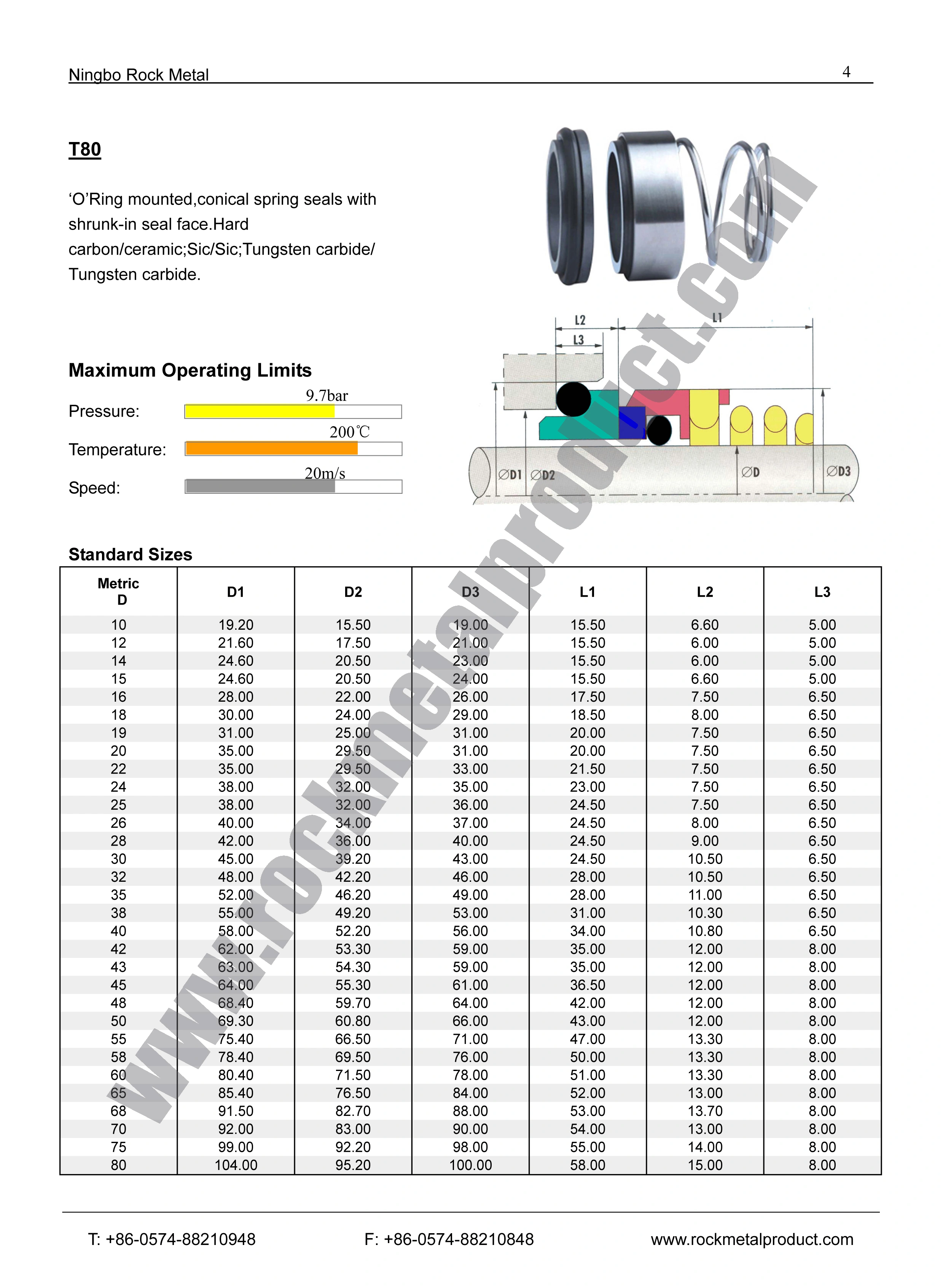 eagleburgmann mechanical seal, M32, pump seal