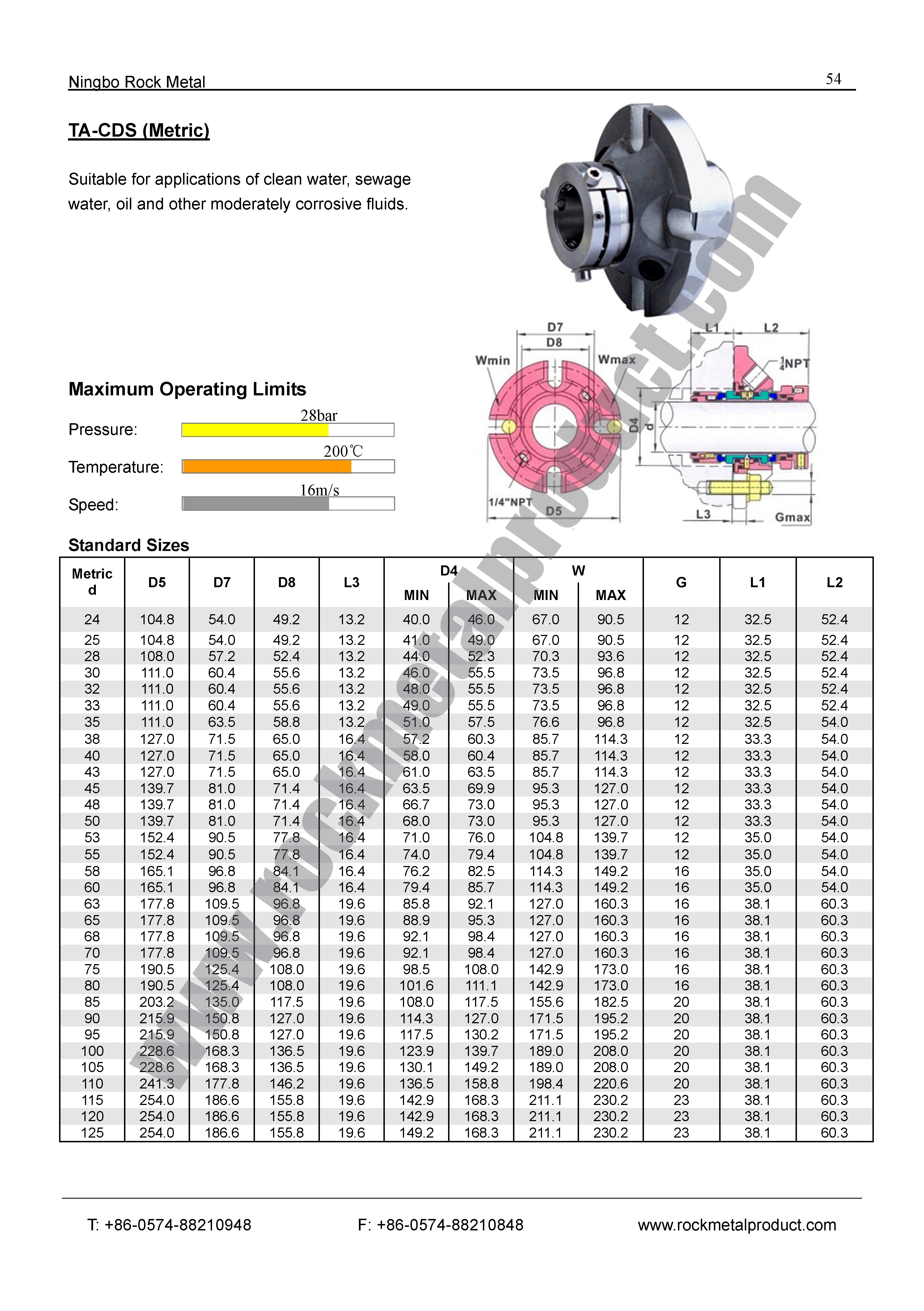 aes seal, mechanical seal, pump seal