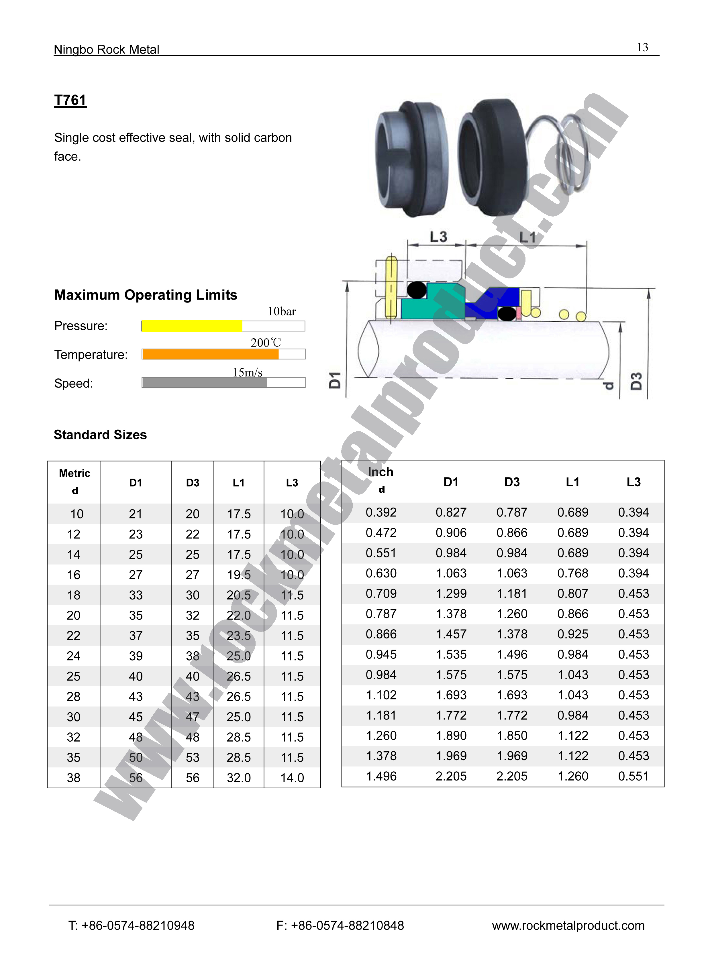 eagleburgmann mechanical seal, pump seal, M2N
