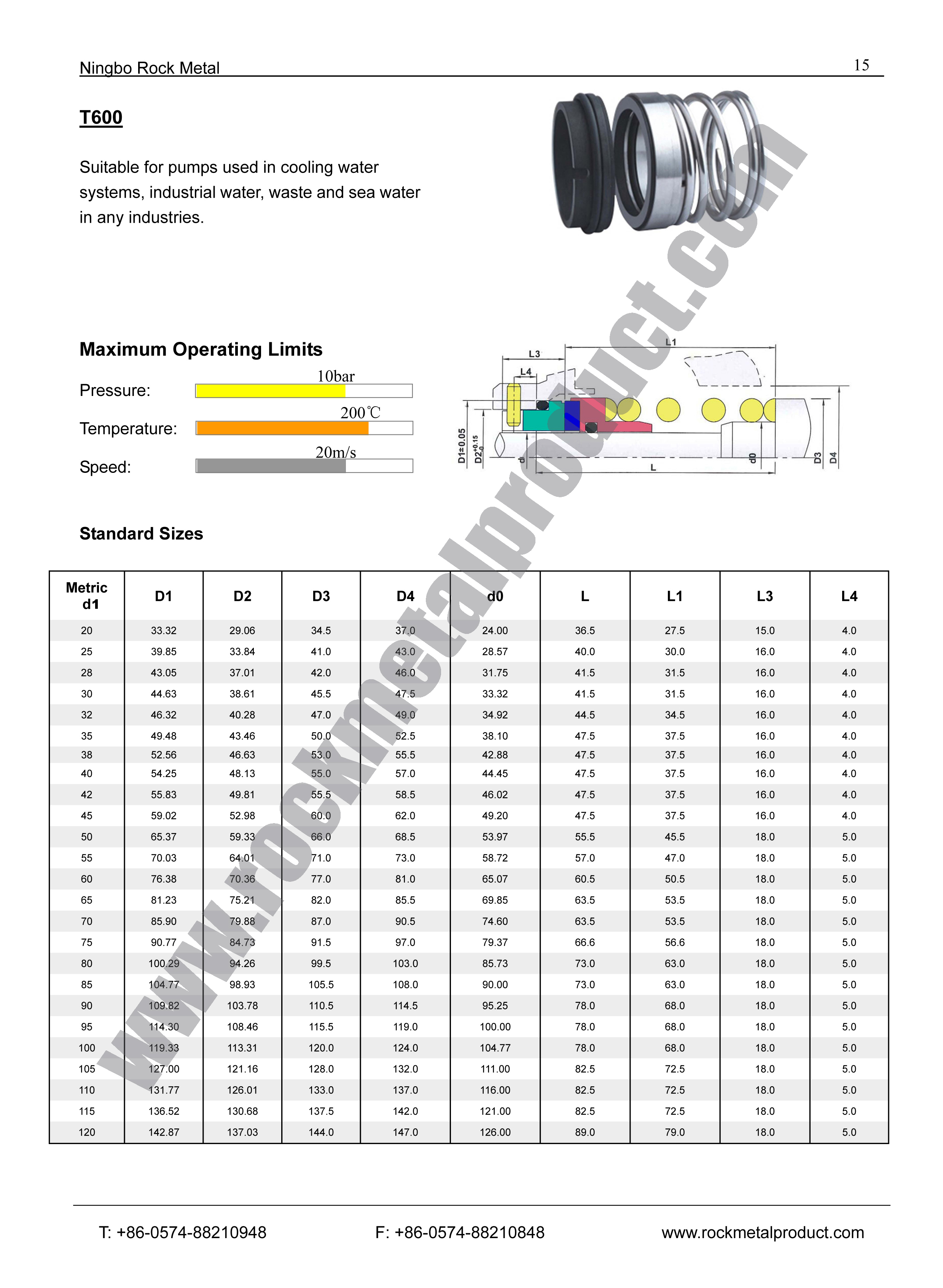 T600 Mechanical Seal,john crane seals,mechanical pump shaft seals