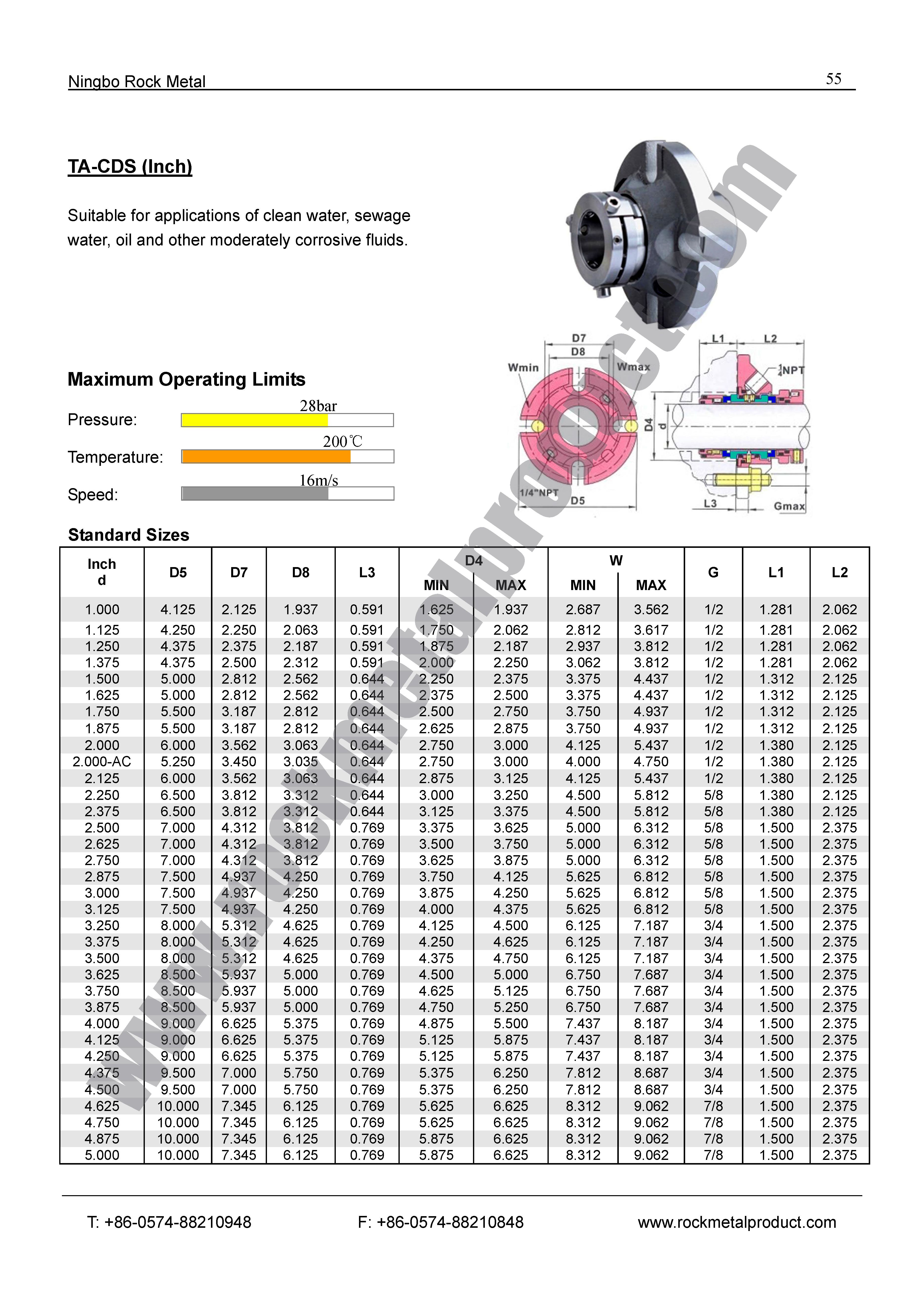 aes mechanical seal, CDSA, cartridge seal