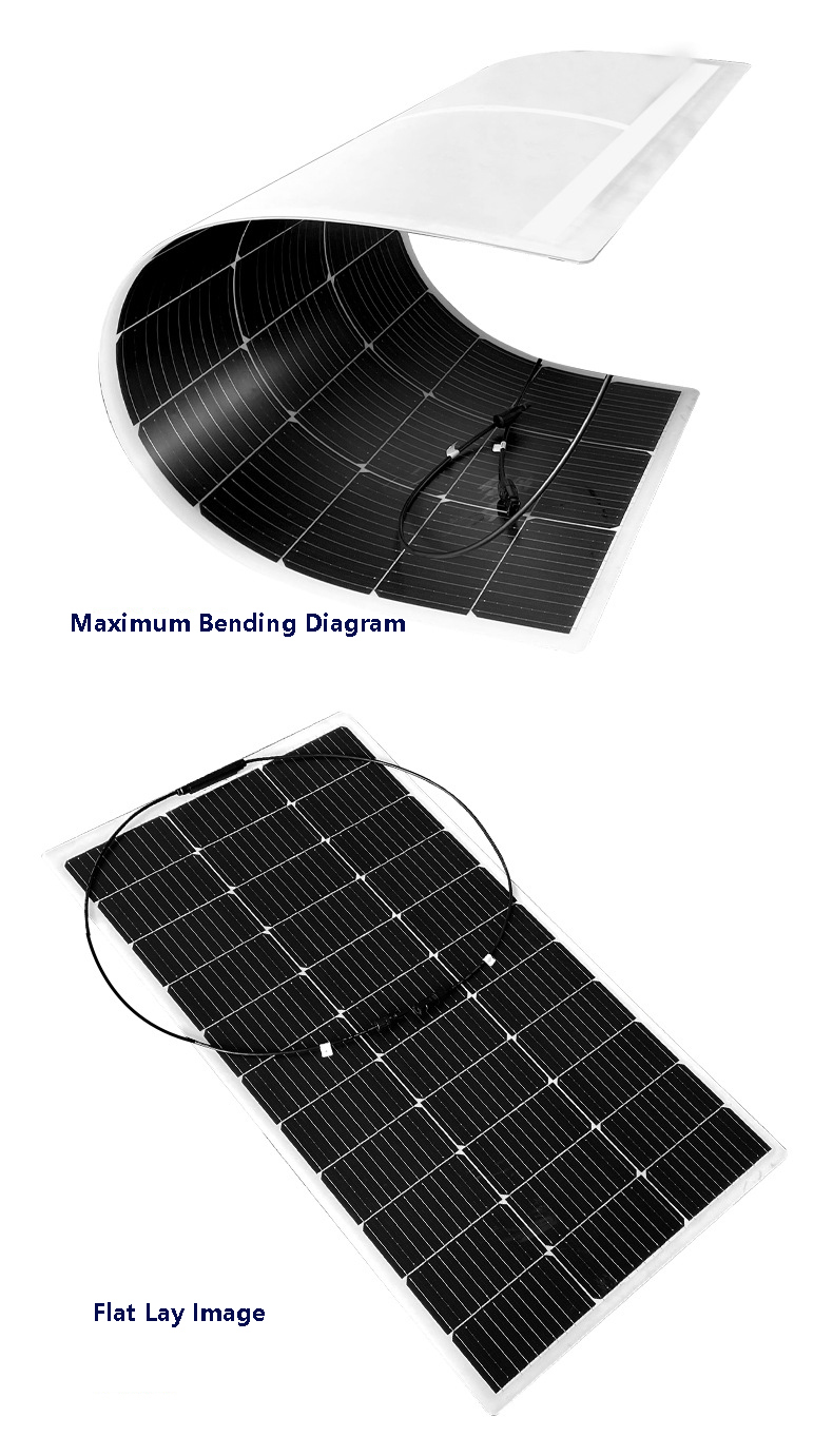 This bending test shows outstanding flexibility of Flexible Solar Panel, Flexible Solar Module, Bendable Solar Panel and Thin Film Solar Panel.