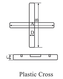 China Plastic cross tile spacer supplier -Cango