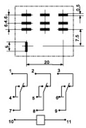 LY3,S,-N,-F,-O Series Mini Electromagnetic Relay