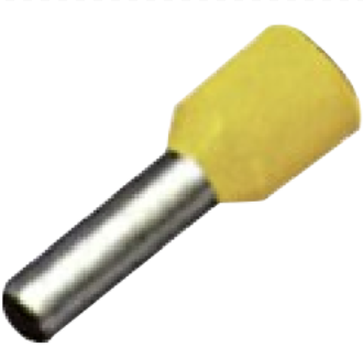 Insulated wire-end ferrule for HS-04WFL crimping tool