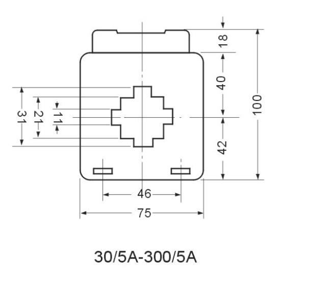 MSQ current transformer original outline dimension drawing MSQ current transformer original outline dimension drawing
