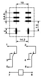 LY2,S,-N,-F,-O Series Mini Electromagnetic Relay