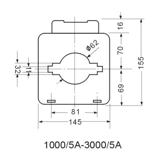 MSQ current transformer original outline dimension drawing 4 MSQ current transformer original outline dimension drawing 4