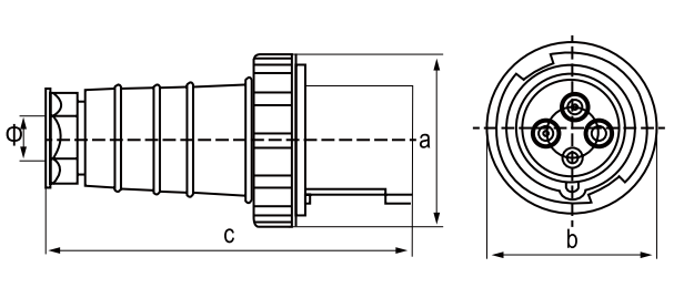 63A industrial plug