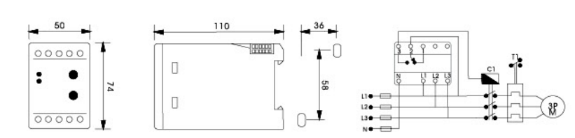 MK-05P phase monitoring relay original connection diagram MK-05P phase monitoring relay original connection diagram