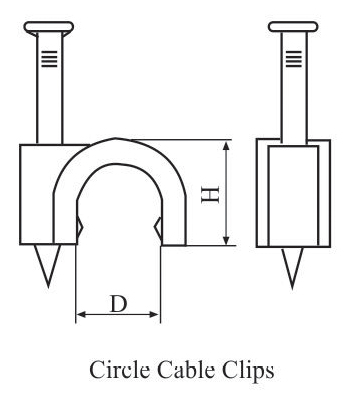 China Circle cable clips supplier- Cango