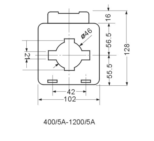 MSQ current transformer original outline dimension drawing 3 MSQ current transformer original outline dimension drawing 3