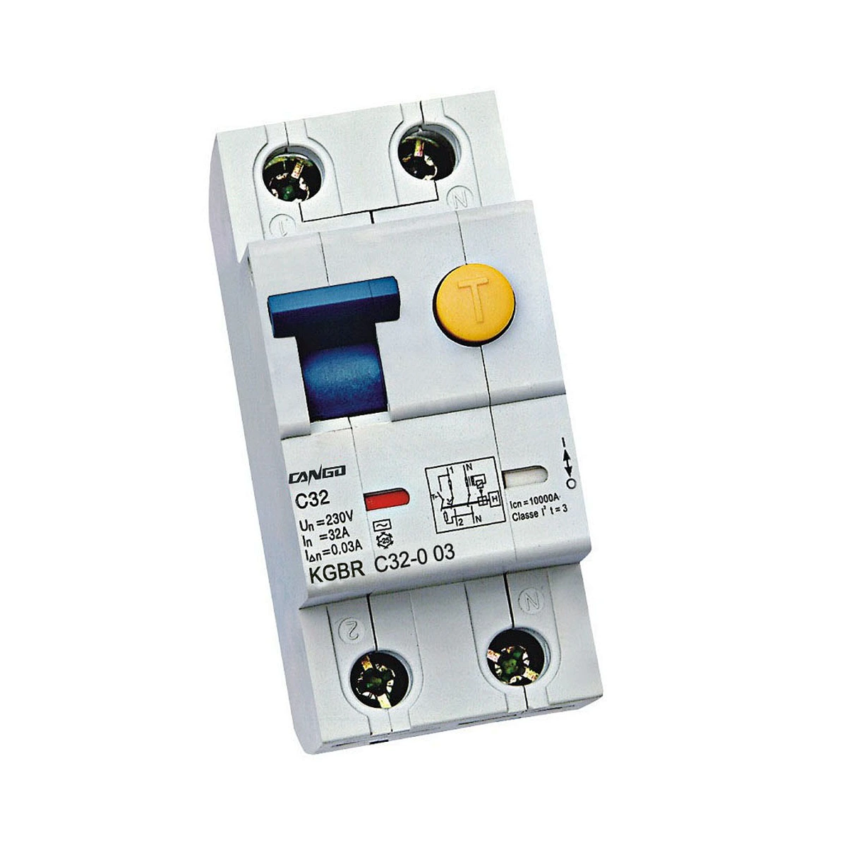 KGBR RCBO for residual current and overcurrent circuit protection
