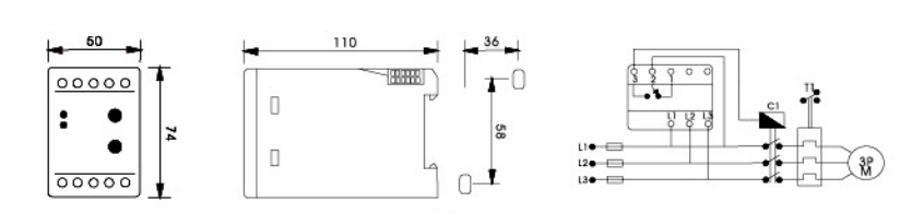 MK-06P phase monitoring relay original connection diagram MK-06P phase monitoring relay original connection diagram