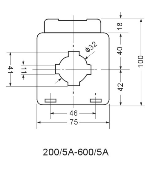 MSQ current transformer original outline dimension drawing 2 MSQ current transformer original outline dimension drawing 2