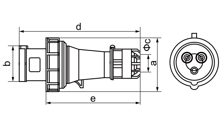 125a industrial plug