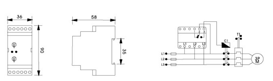 MKC-06 Phase and Voltage Monitoring Relay original technical reference