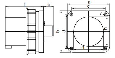 125A industrial plug