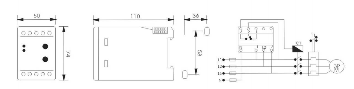 MK-03 phase monitoring relay original connection diagram MK-03 phase monitoring relay original connection diagram