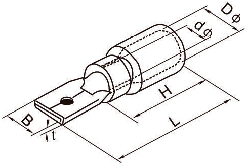 Insulated Male Disconnectors