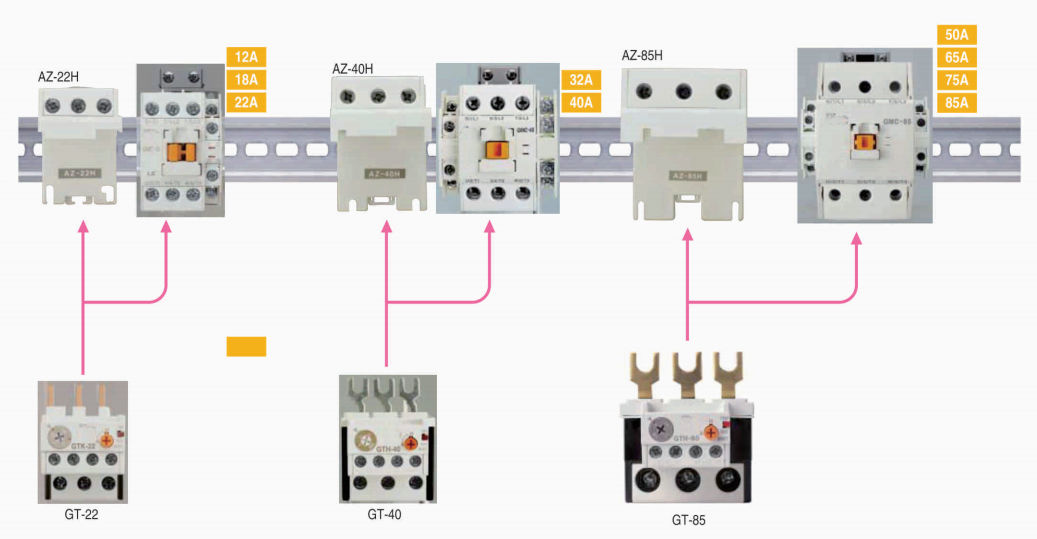 GTH Thermal Overload Relay original technical reference 2